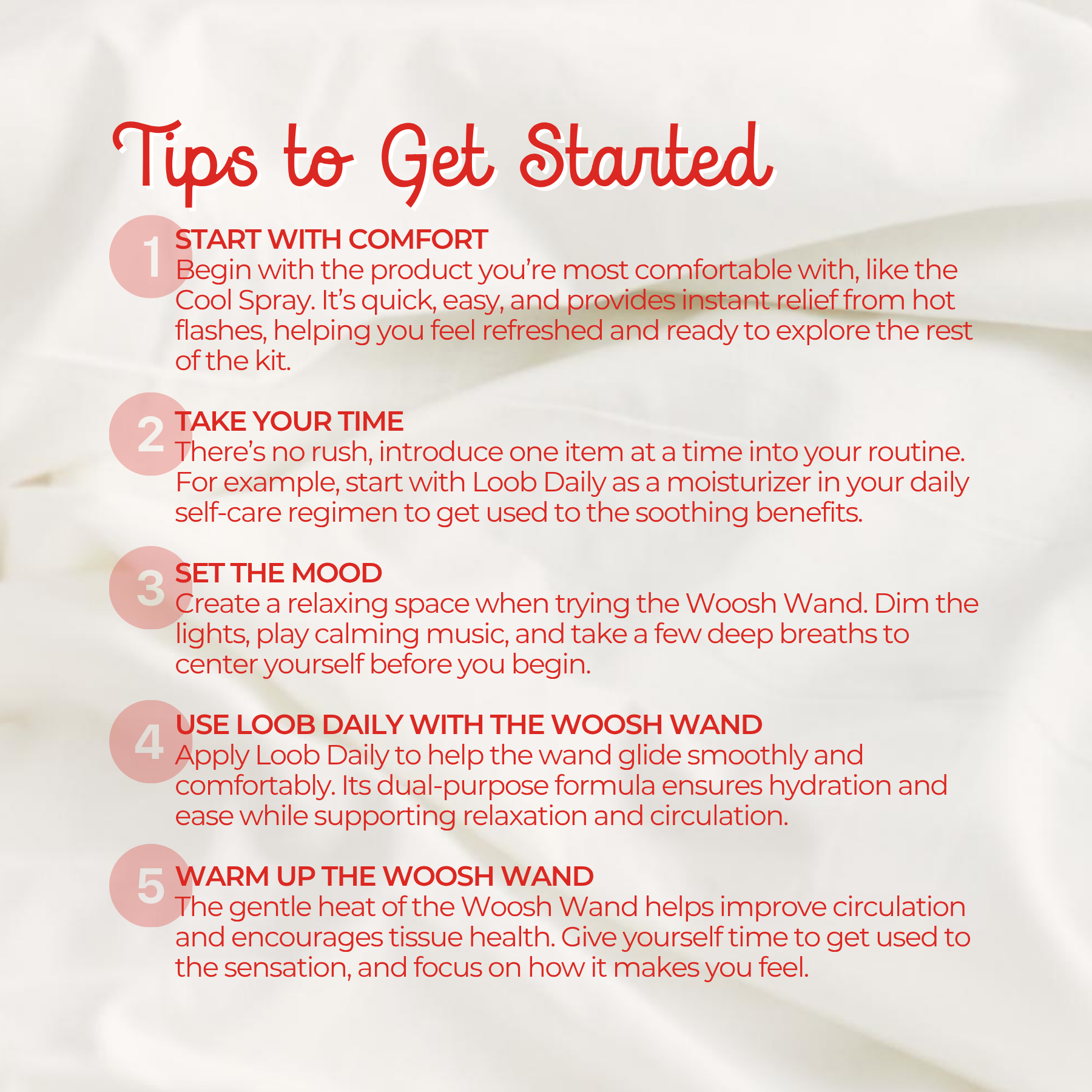 Tips to get started part 1